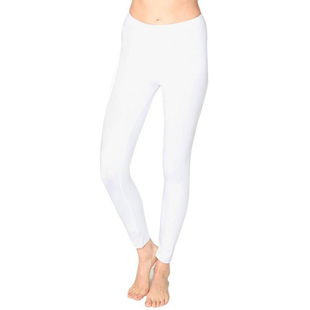 Ladies Cotton/Spandex Leggings Made in USA - Main Image