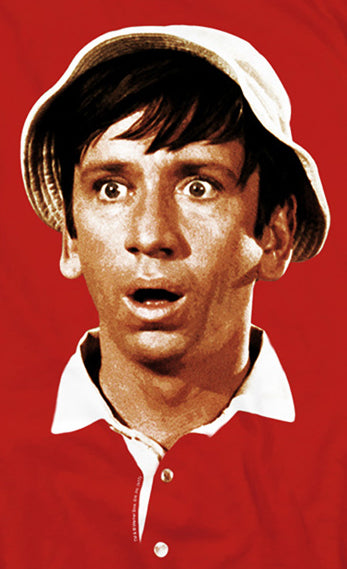 Gilligan's Island FACE Adult Unisex T-shirt Red