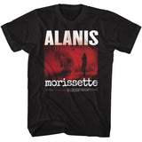 Alanis Morissette Concert Stage Black Tall T-shirt