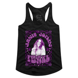 Janis Joplin Ladies Racerback Tanktop Pearl Tank