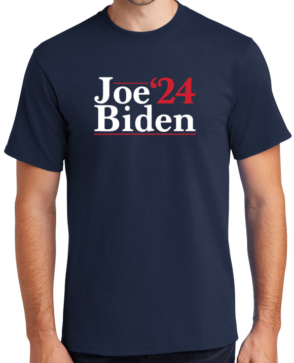 Joe Biden '24 2024 Election Navy Blue T-shirt - Unisex Sizes