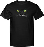 Halloween T-shirt Black Cat Tall Tee - Yoga Clothing for You