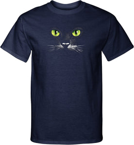 Halloween T-shirt Black Cat Tall Tee - Yoga Clothing for You