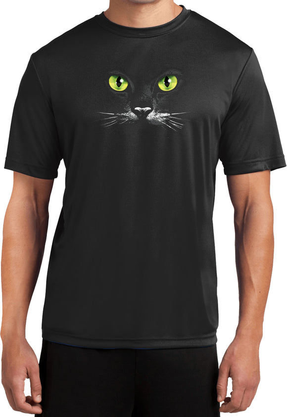Halloween T-shirt Black Cat Moisture Wicking Tee - Yoga Clothing for You