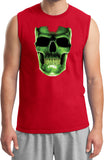Halloween T-shirt Glow Bones Muscle Tee - Yoga Clothing for You