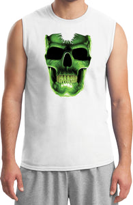 Halloween T-shirt Glow Bones Muscle Tee - Yoga Clothing for You