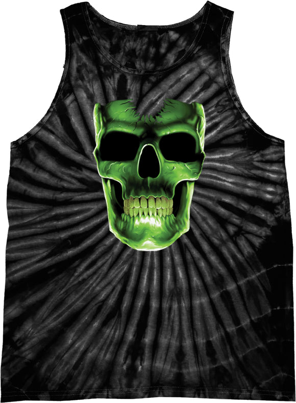Halloween Tank Top Glow Bones Tie Dye Tanktop - Yoga Clothing for You