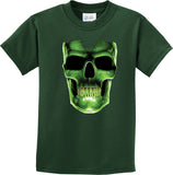 Kids Halloween T-shirt Glow Bones Youth Tee - Yoga Clothing for You
