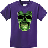 Kids Halloween T-shirt Glow Bones Youth Tee - Yoga Clothing for You