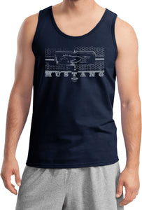 Ford Tank Top Honeycomb Grille - Yoga Clothing for You