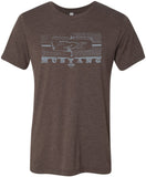 Ford T-shirt Honeycomb Grille Tri Blend Tee - Yoga Clothing for You