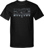 Ford T-shirt Honeycomb Grille Tall Tee - Yoga Clothing for You