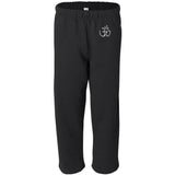 Mens Hindu OM Patch Sweatpants with Pockets - Yoga Clothing for You - 1