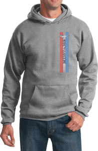 Ford Mustang Hoodie Pony Logo Tri Bar Hooded Sweatshirt - Yoga Clothing for You