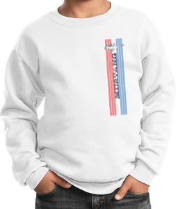 Kids Ford Mustang Sweatshirt Pony Logo Tri Bar Youth Sweat Shirt - Yoga Clothing for You