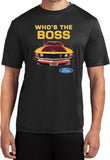 Ford Mustang T-shirt Whos the Boss Moisture Wicking Tee - Yoga Clothing for You