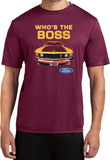 Ford Mustang T-shirt Whos the Boss Moisture Wicking Tee - Yoga Clothing for You