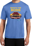 Ford Mustang T-shirt Whos the Boss Moisture Wicking Tee - Yoga Clothing for You