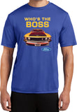Ford Mustang T-shirt Whos the Boss Moisture Wicking Tee - Yoga Clothing for You