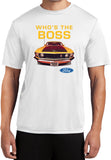 Ford Mustang T-shirt Whos the Boss Moisture Wicking Tee - Yoga Clothing for You