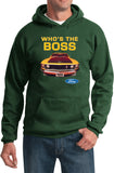 Ford Mustang Hoodie Whos the Boss - Yoga Clothing for You