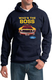 Ford Mustang Hoodie Whos the Boss - Yoga Clothing for You