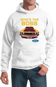 Ford Mustang Hoodie Whos the Boss - Yoga Clothing for You