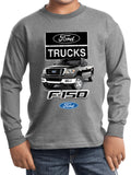 Kids Ford Truck T-shirt F-150 Youth Long Sleeve - Yoga Clothing for You