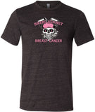 Breast Cancer T-shirt Bikers Against Breast Cancer Tri Blend Tee - Yoga Clothing for You