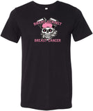 Breast Cancer T-shirt Bikers Against Breast Cancer Tri Blend Tee - Yoga Clothing for You