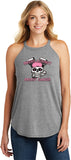 Bikers Against Breast Cancer Ladies Tri Rocker Tanktop - Yoga Clothing for You