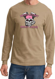 Breast Cancer T-shirt Bikers Against Breast Cancer Long Sleeve - Yoga Clothing for You