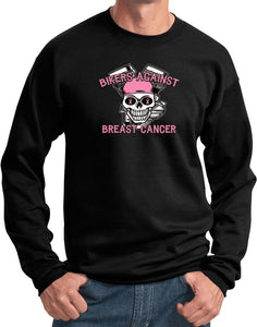 Breast Cancer Sweatshirt Bikers Against Breast Cancer - Yoga Clothing for You