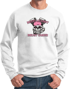 Breast Cancer Sweatshirt Bikers Against Breast Cancer - Yoga Clothing for You