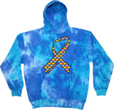 Autism Ribbon Tie Dye Hoodie - Yoga Clothing for You
