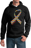 Autism Ribbon Unisex Adult Hoodie - Yoga Clothing for You