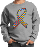 Kids Autism Ribbon Sweatshirt - Yoga Clothing for You