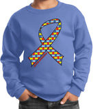 Kids Autism Ribbon Sweatshirt - Yoga Clothing for You