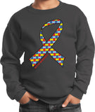Kids Autism Ribbon Sweatshirt - Yoga Clothing for You