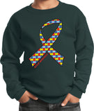 Kids Autism Ribbon Sweatshirt - Yoga Clothing for You
