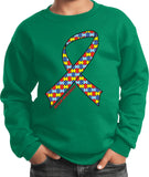 Kids Autism Ribbon Sweatshirt - Yoga Clothing for You