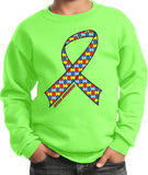 Kids Autism Ribbon Sweatshirt - Yoga Clothing for You