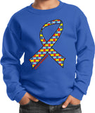 Kids Autism Ribbon Sweatshirt - Yoga Clothing for You