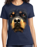 Ladies Rottweiler T-shirt - Yoga Clothing for You