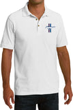 Ford Pique Polo Legend Lives Crest Pocket Print Pique Polo - Yoga Clothing for You