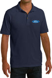 Ford Oval Pique Polo Pocket Print - Yoga Clothing for You
