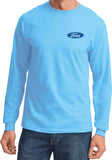 Ford Oval Long Sleeve Shirt Pocket Print - Yoga Clothing for You