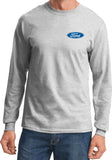 Ford Oval Long Sleeve Shirt Pocket Print - Yoga Clothing for You