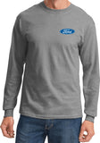 Ford Oval Long Sleeve Shirt Pocket Print - Yoga Clothing for You