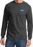 Ford Oval Long Sleeve Shirt Pocket Print - Yoga Clothing for You